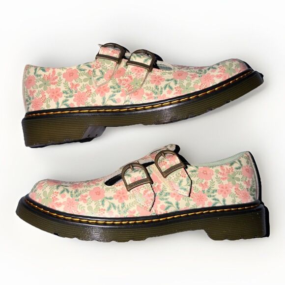 Dr. Martens Shoes - New Dr. Martens Dress Shoes 8065 Mary Jane floral print Women's size 5